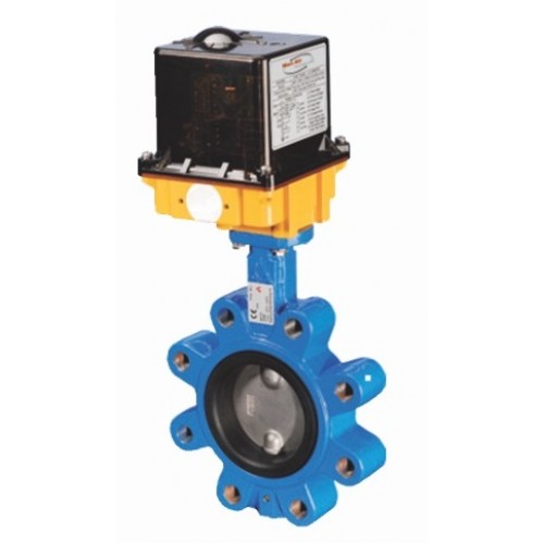 Купить дисковый затвор LUG с уплотнением ВИТОН с электроприводом по ...